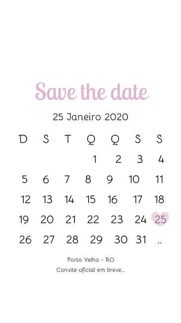 Meu Save the Date, ajudem! 3