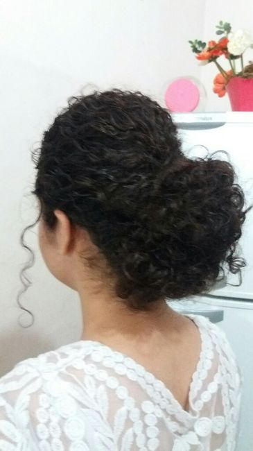 Ainda sem inspiração 🙆cabelo cacheado - 2