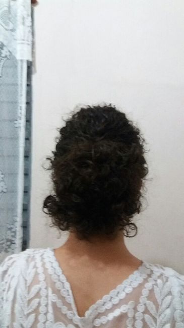  Fazendo sozinha o teste de penteado - Cachos Naturais - 2