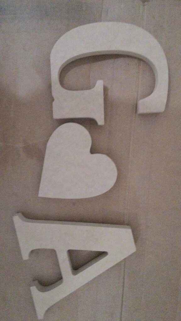 Letras mdf - 1