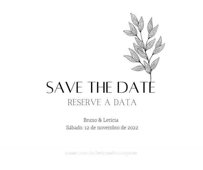 🤍 Logo, Save the Date e Mais! 2