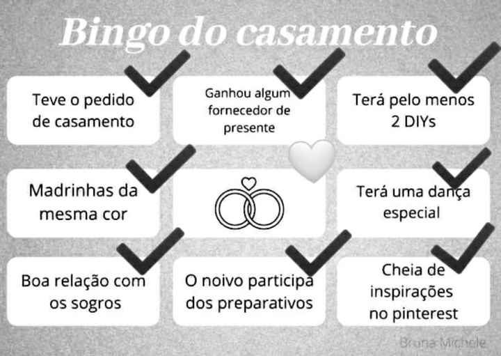 Bingo do Casamento - 1