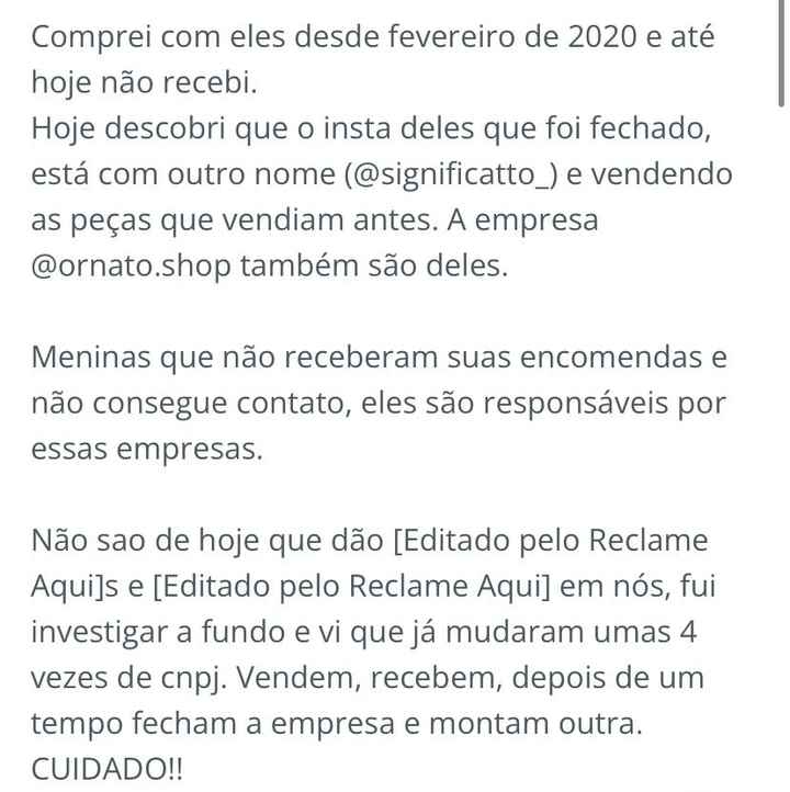 Loja Significatto_ e como se proteger de possíveis golpes na internet. - 9