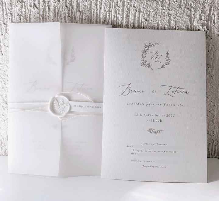 🤍 Convites de casamento, cartões de agradecimento & tags. - 2