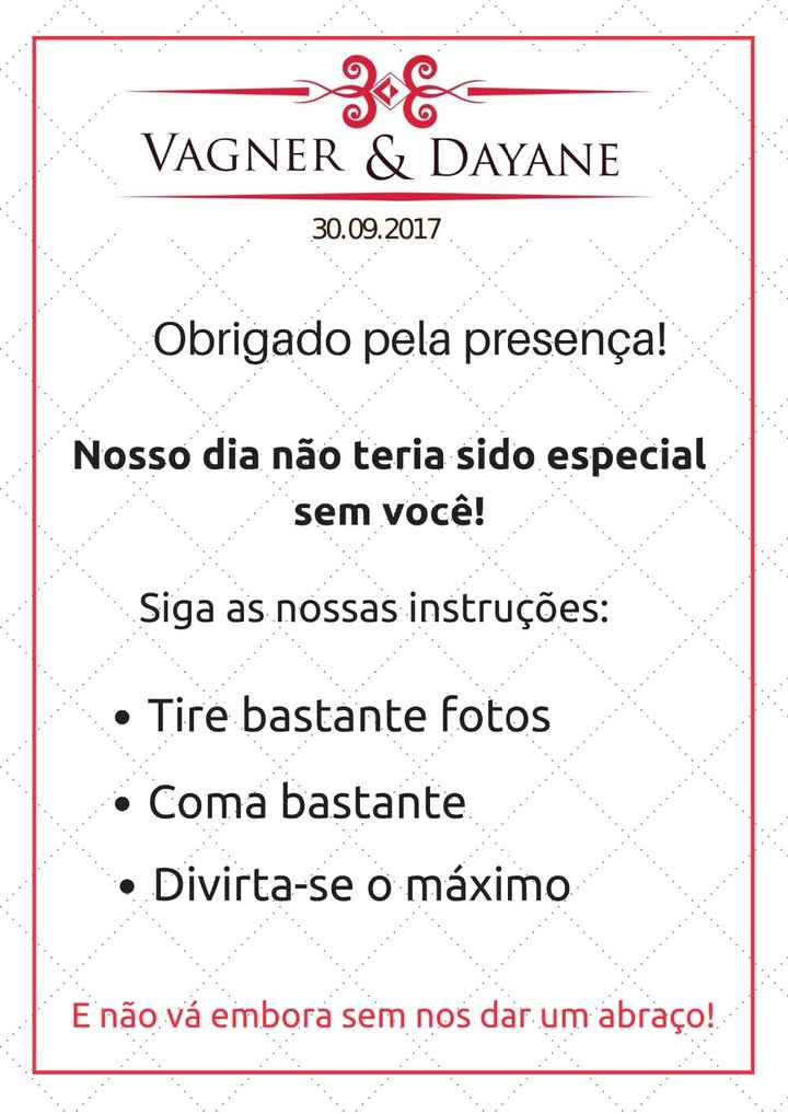 Meu cartão e meu monograma
