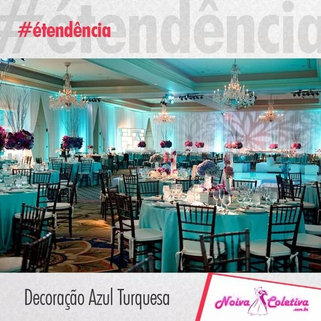 Decoração azul e rosa - 1