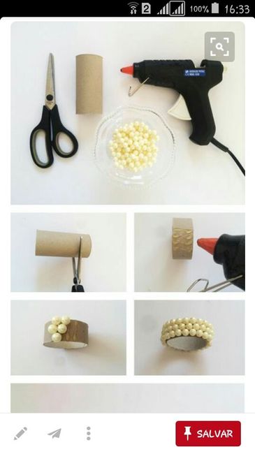 Porta guardanapo diy - 2