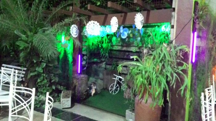 Area verde para fotos