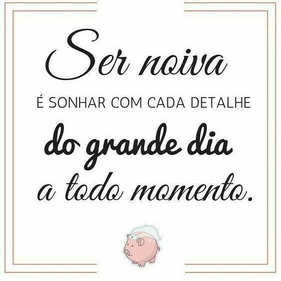 Ser noiva é.... 👰 - 1