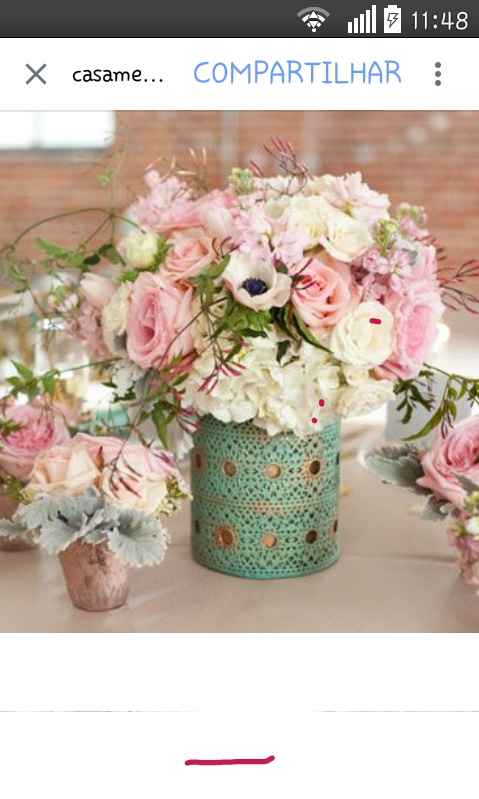 Decoração rosa e branca - 2
