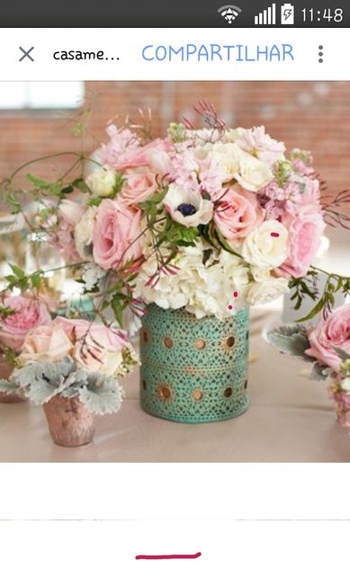 Decoração rosa e branca - 2