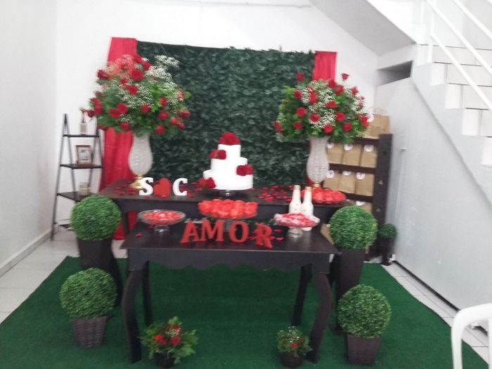 Mesa do bolo