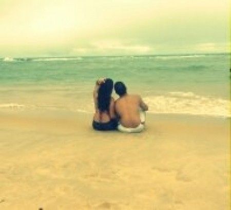 Na Praia Com Meu Noivo 