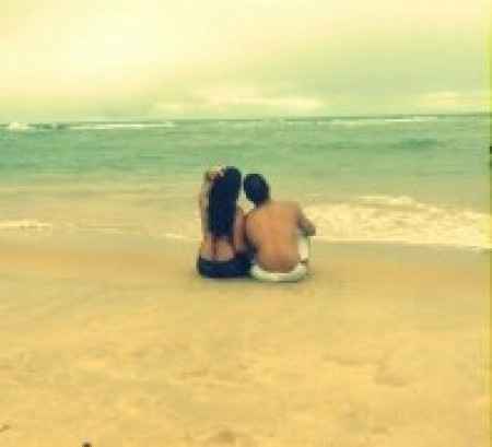Na Praia Com Meu Noivo 