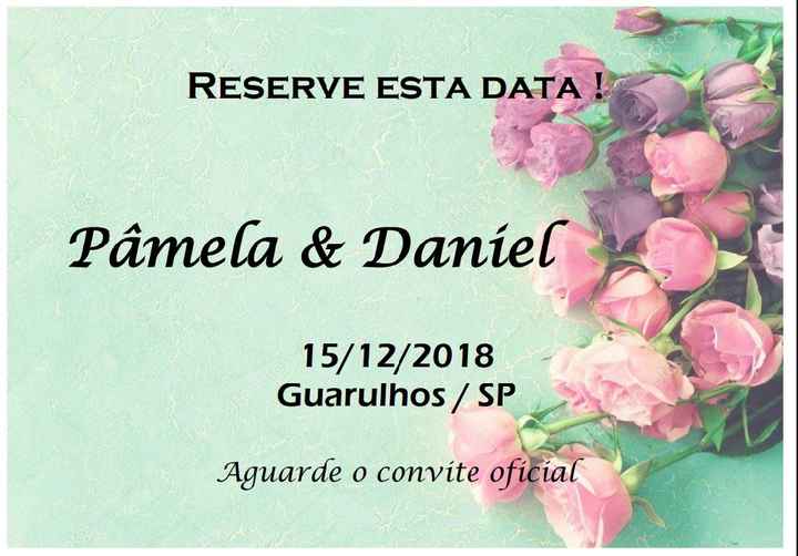 Save the date...vem ver - 1