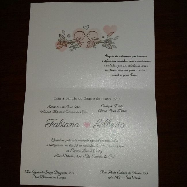 Convite do casamento - 2