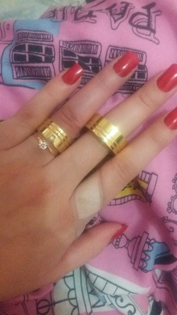 Nossas alianças ficaram prontas 😍 - 2