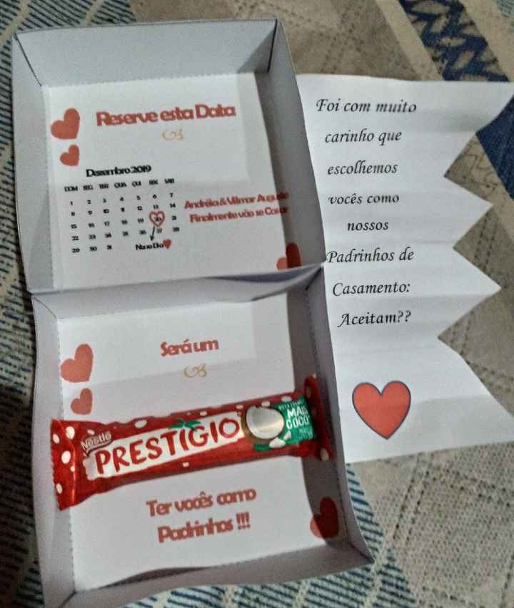 Caixa convite padrinhos - 3