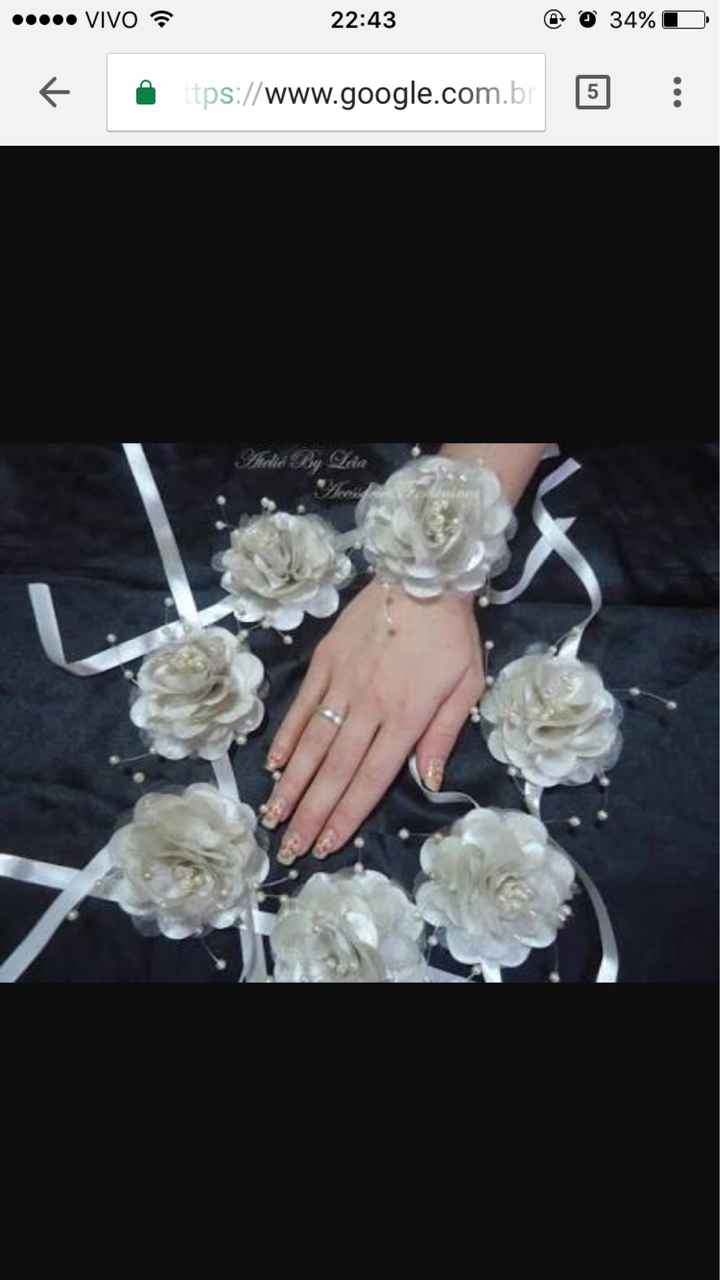 Dúvida usar ou não corsage para madrinhas - 1