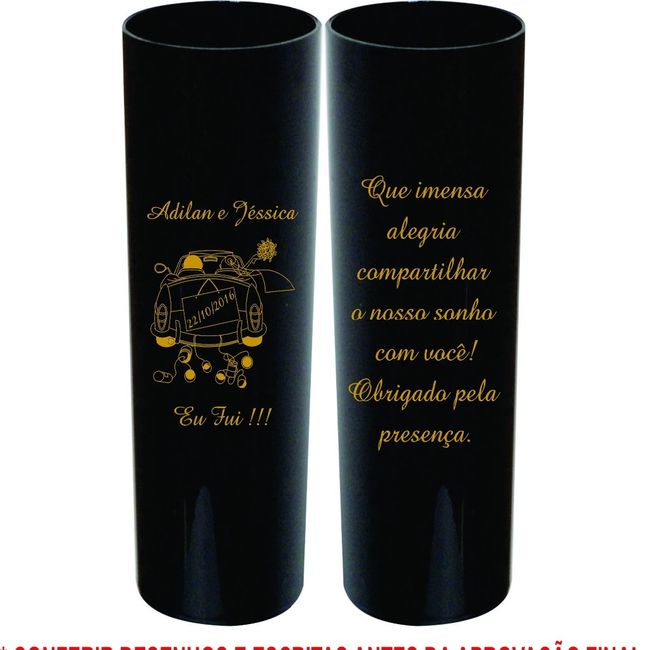 Arte do copo long drink