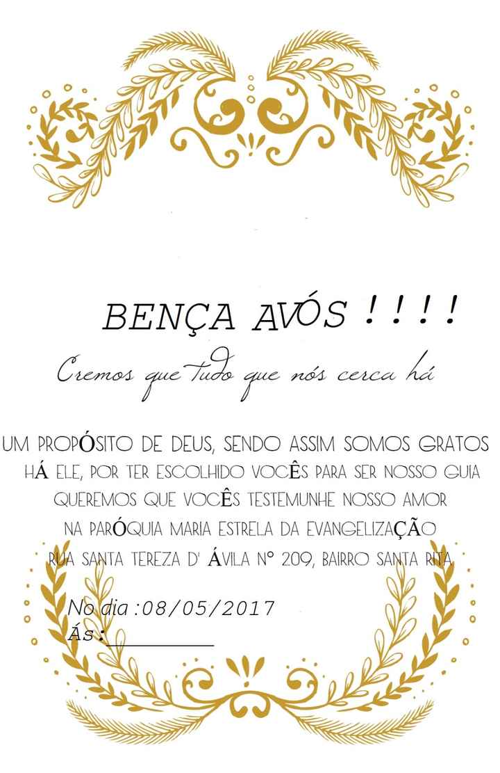 Para meus avós