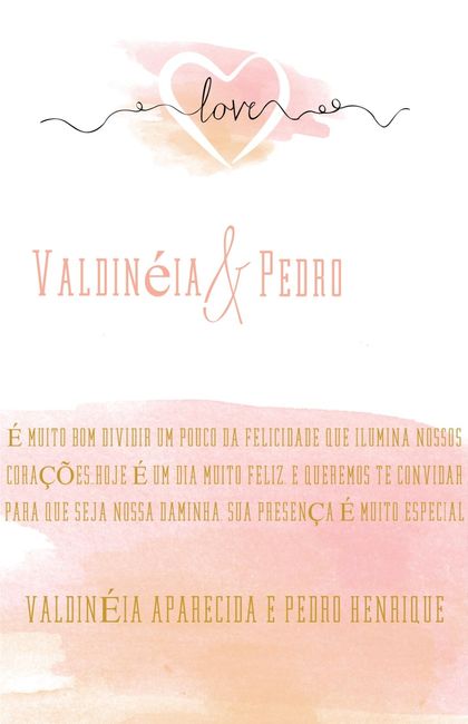 Convite para Daminhas