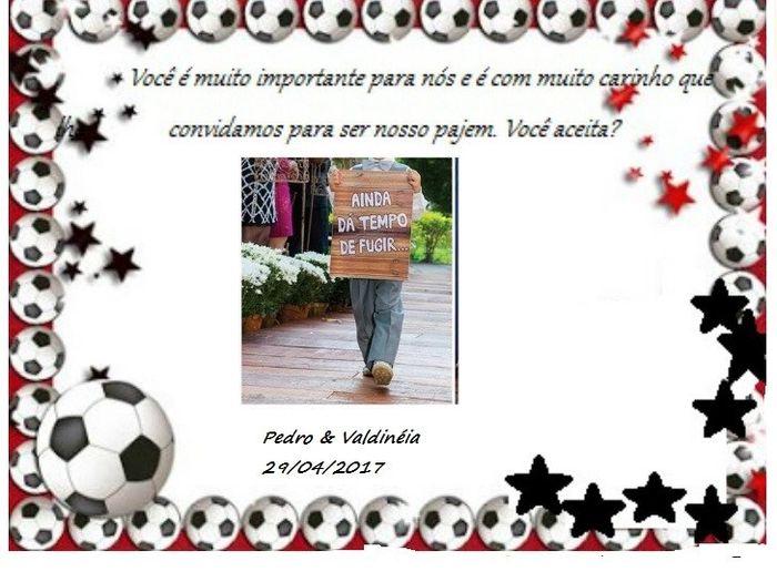 Convite Pajem