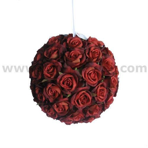 decoracao bola de flores