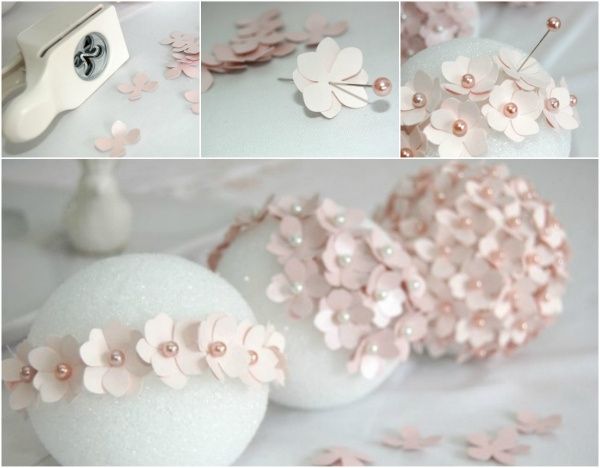 decoracao bola de flores
