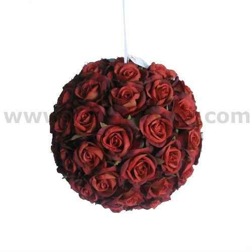 decoracao bola de flores