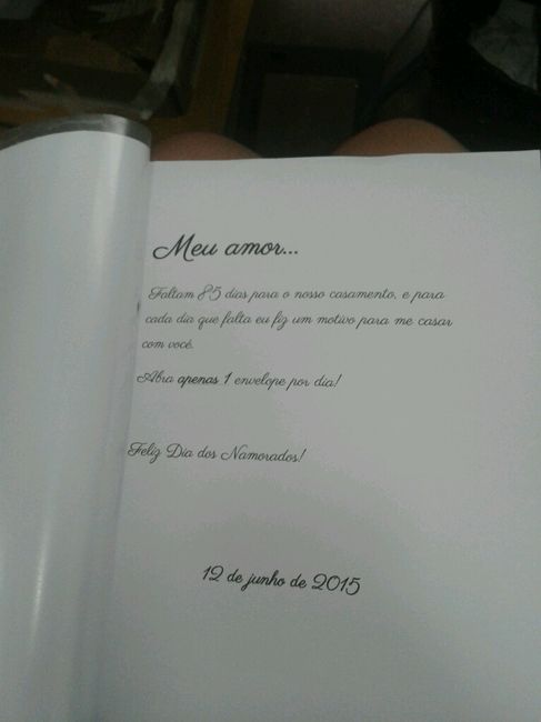 Surpresa para o noivo diy - 2