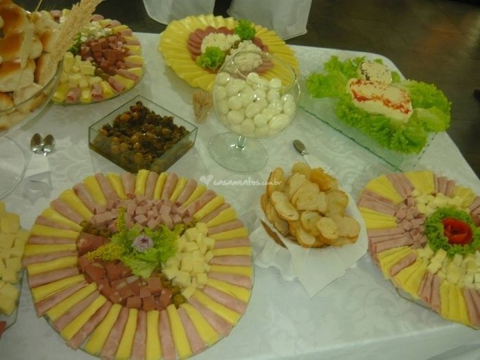 Mesa de frios ( Cha de panela)