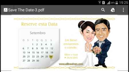 VocÊs sabem o que É o "save the date" ? - 1