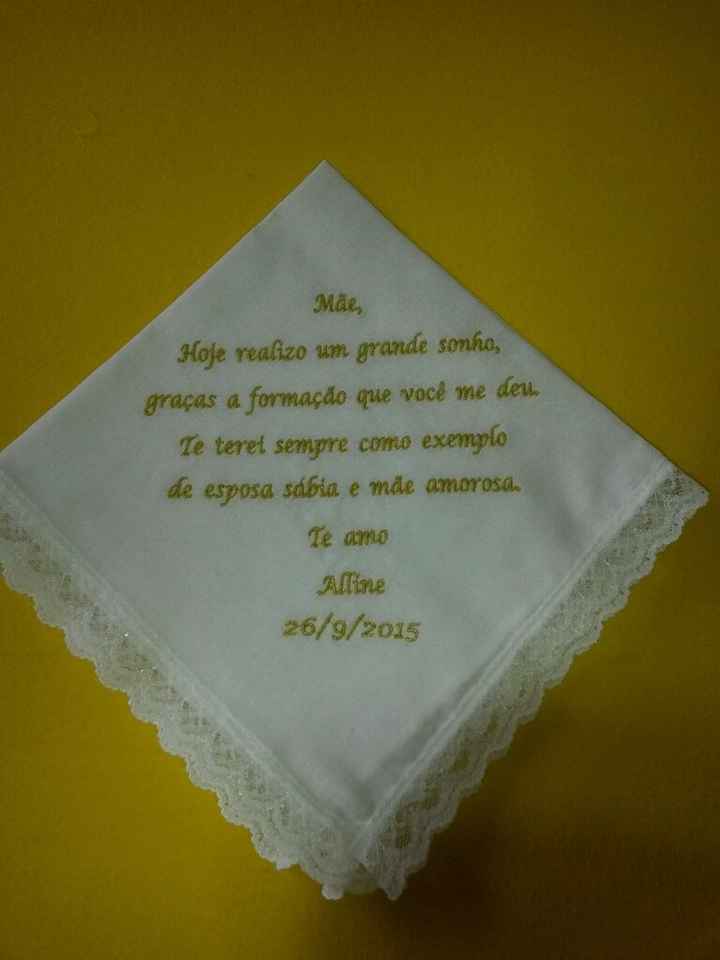 Lenços  para meus pais - 1