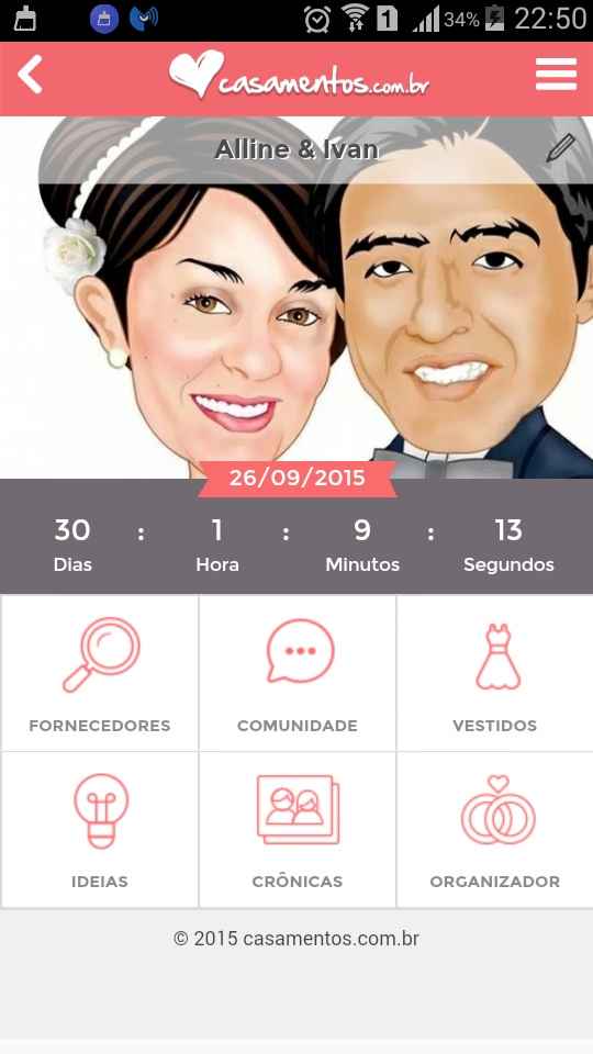 33 dias para o mosso grande dia - 1