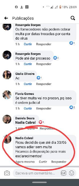 Buffet Evento Perfeito Abril/maio/junho de 2020 2