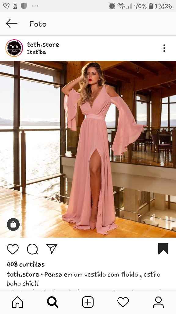 Vestido para noivado - 1