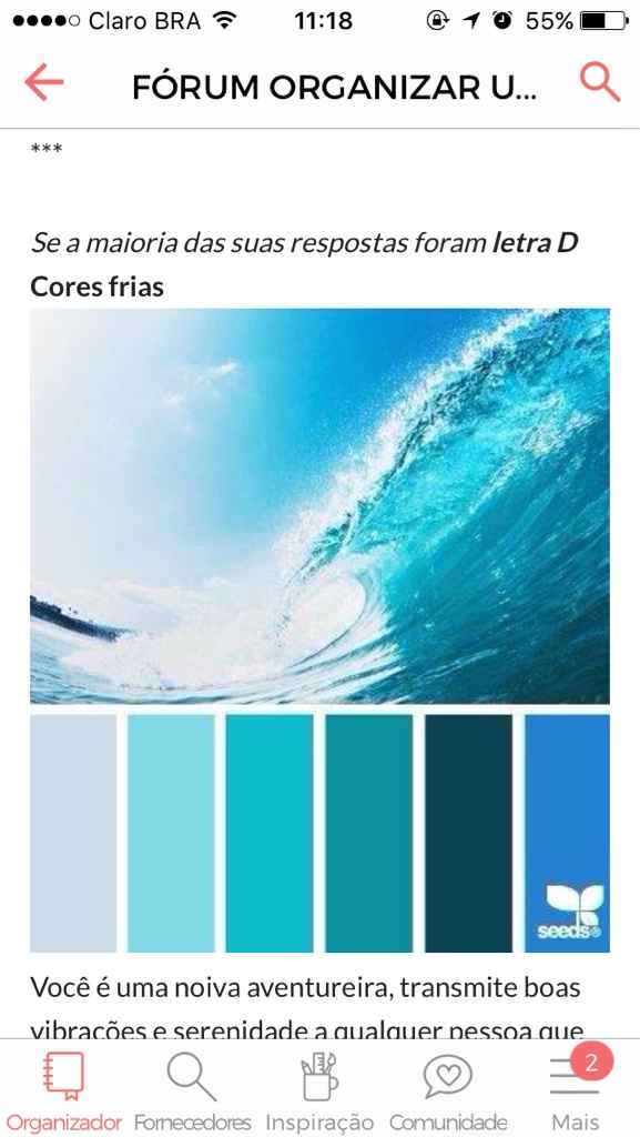 A cor perfeita para meu casamento é - 1