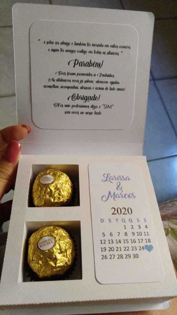 Caixa convite padrinhos - 5