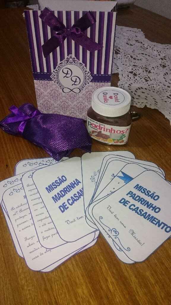 Os convites dos padrinhos ficaram prontos. #vem ver - 1
