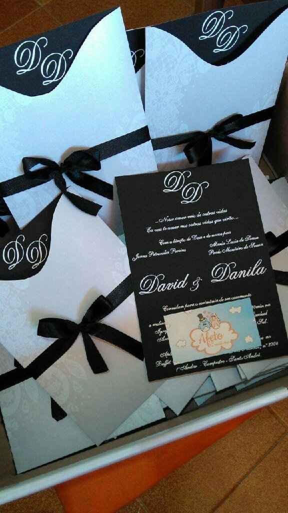 Meu convite ficou pronto #vem ver - 1