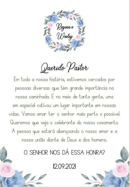 Convite do Pastor 3
