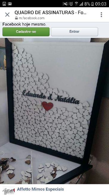 Quadro de assinaturas achei um perfeito - 1