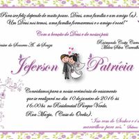 Convite do casamento