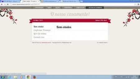 Web de Casamento...