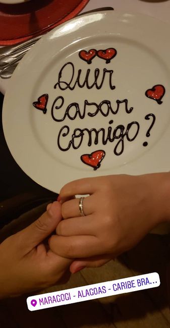 Onde foi o pedido de casamento? - 1