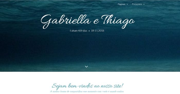 Site do Casamento