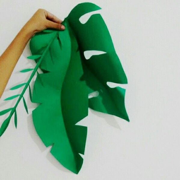 Diy: cascata de folhas de papel - 2