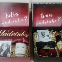 Convites dos padrinhos/madrinha prontos #vemver - 2