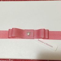 Parte externa com os nomes dos padrinhos